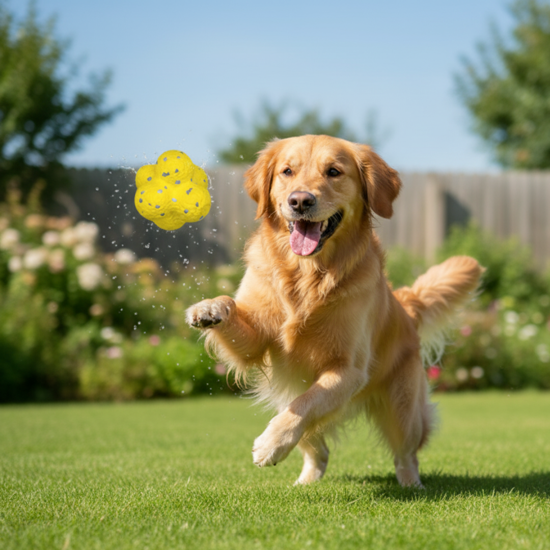 Durable bouncing ball for dogs to relieve stress in Dog Colours