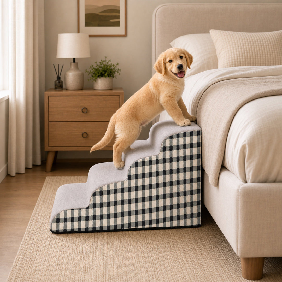 Removable Dog Steps | Foam Pet Climbing Stairs for Sofa Bed