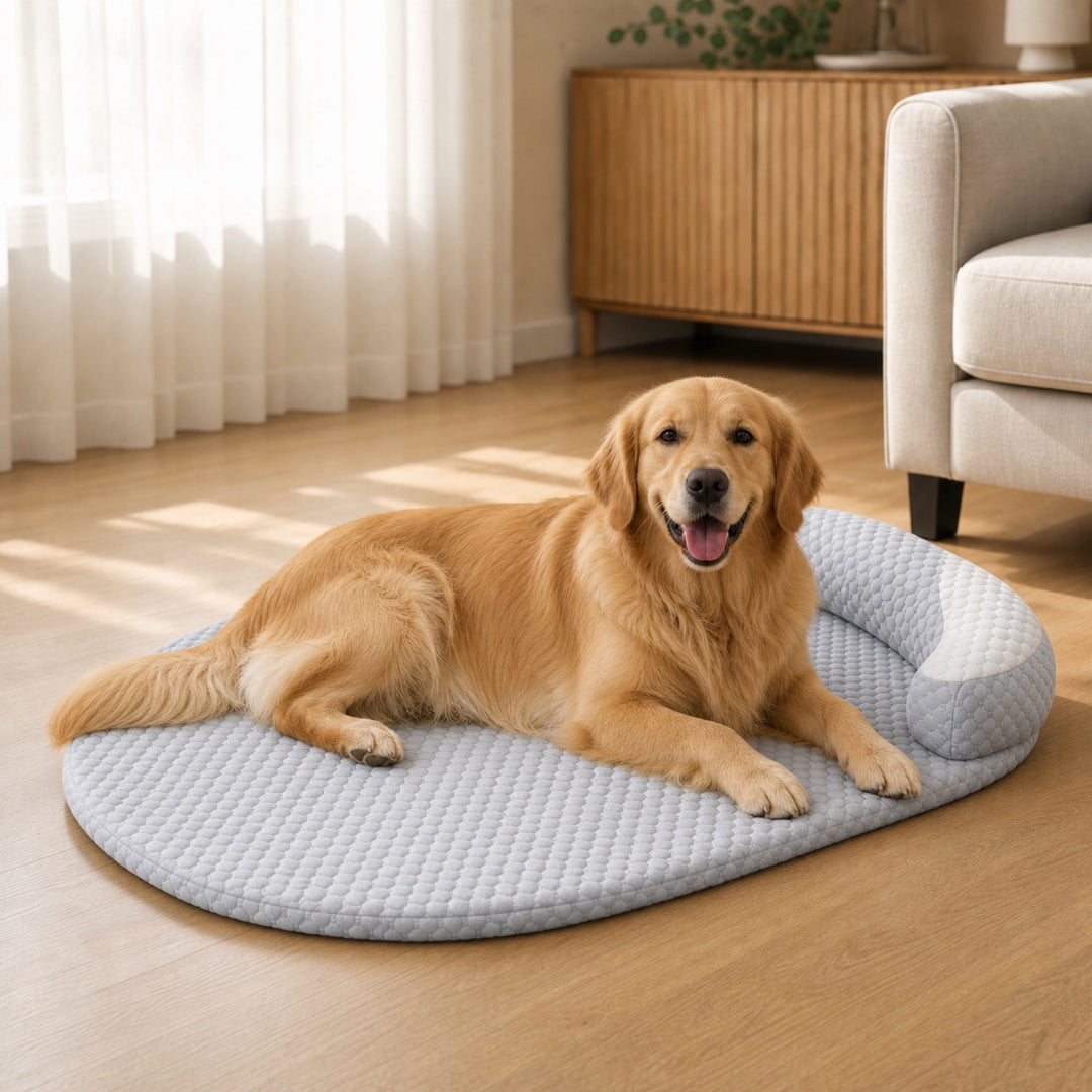 Cooling Dog Bed | Oval Ice Silk Breathable Pet Nest