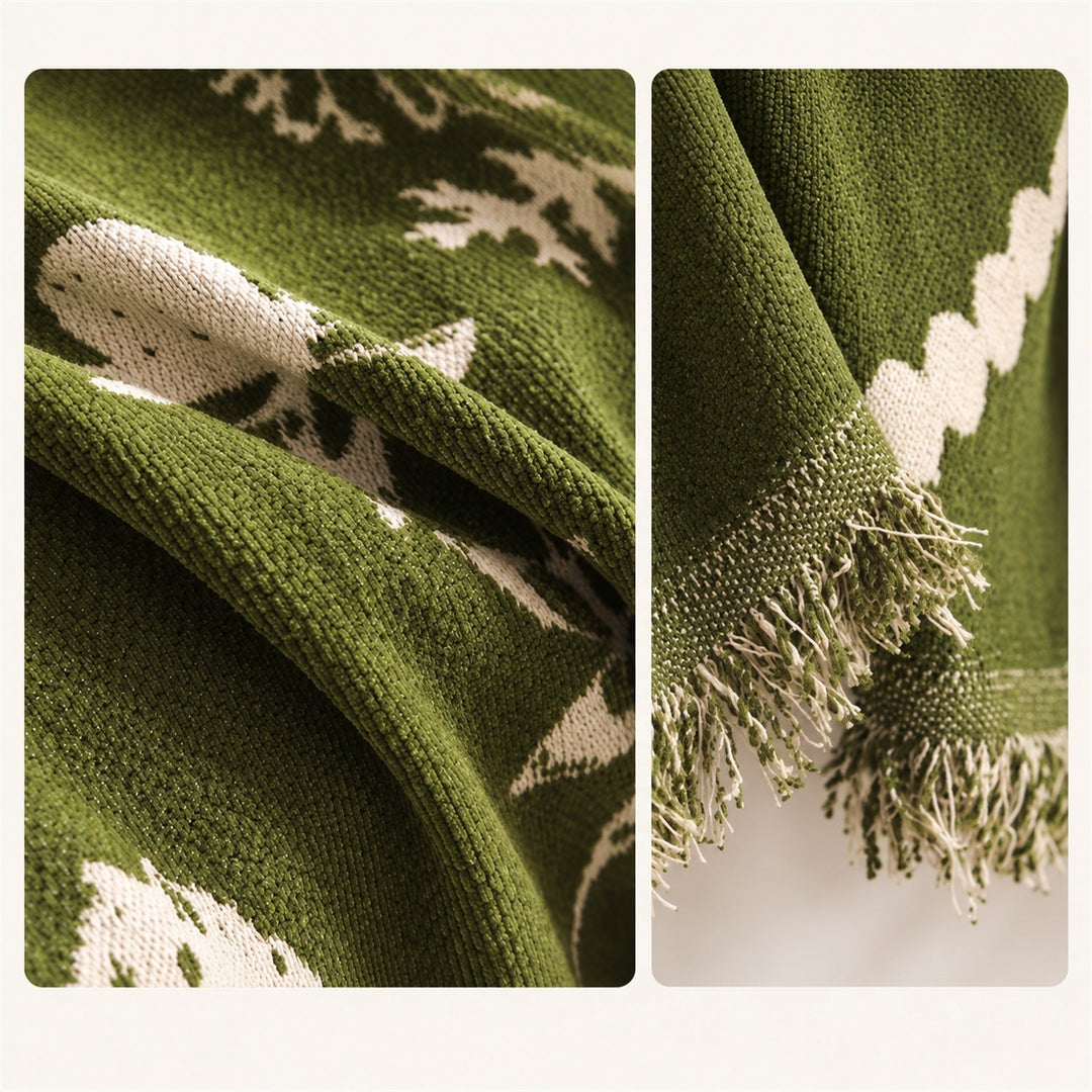 Secret Garden Chenille Sofa Throw | Reversible & Machine Washable