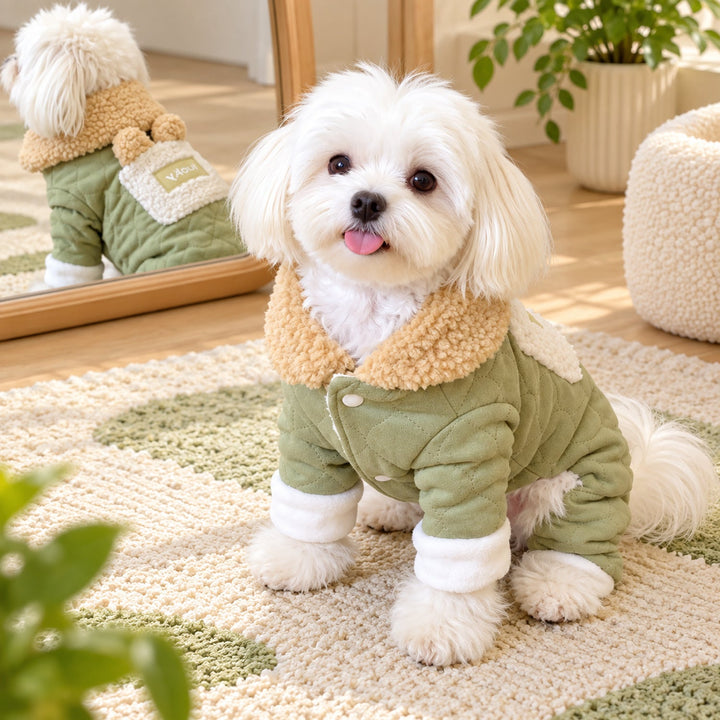 Teddy Sherpa Dog Jumper | Warm Fleece Pet Sweater