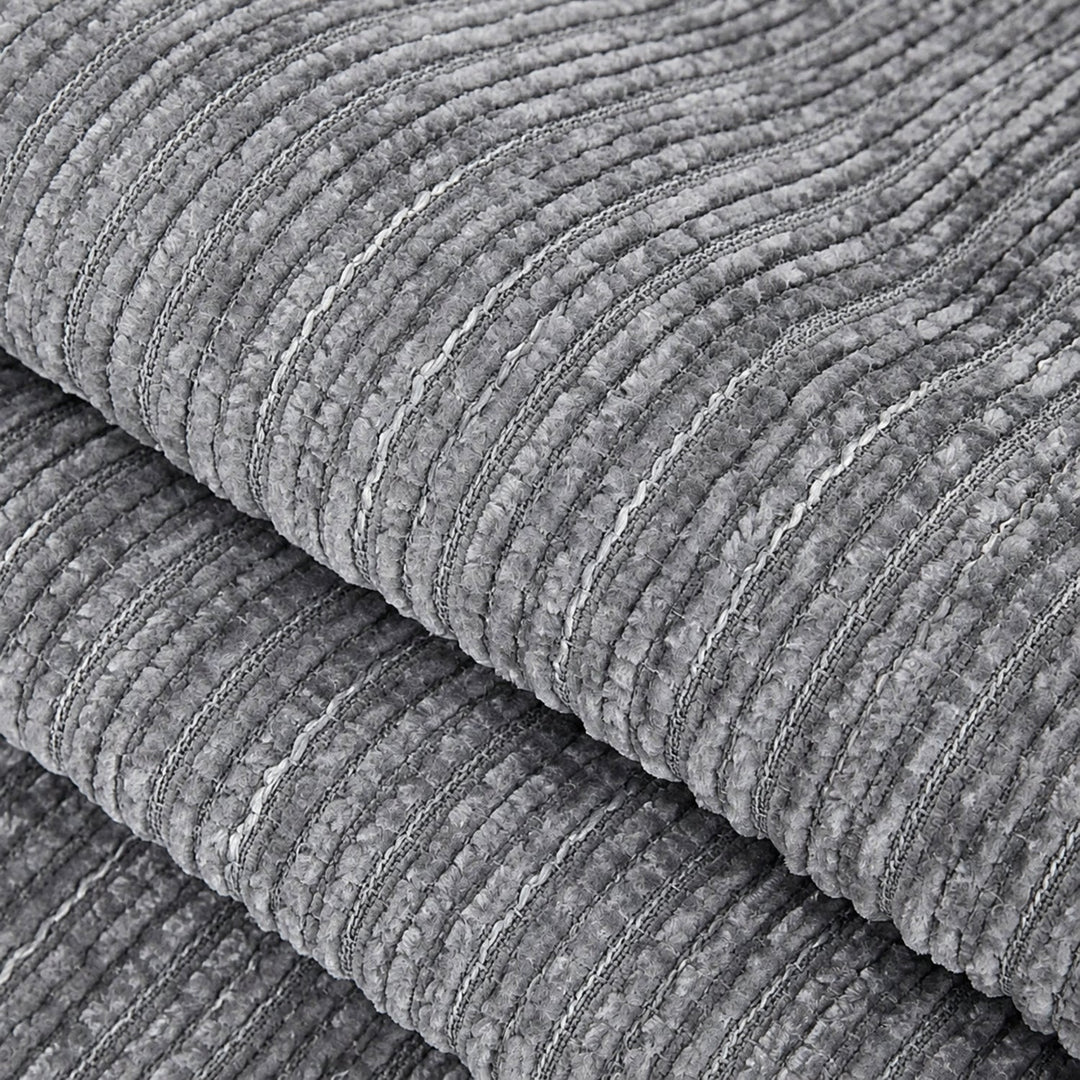 Striped Chenille Sofa Cover | Anti-Scratch & Non-Slip | Pet Proof | Machine Washable
