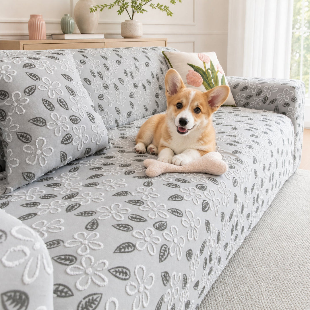 Petal Garden Sofa Protector | Stretch Full-Coverage Elasticated Cover