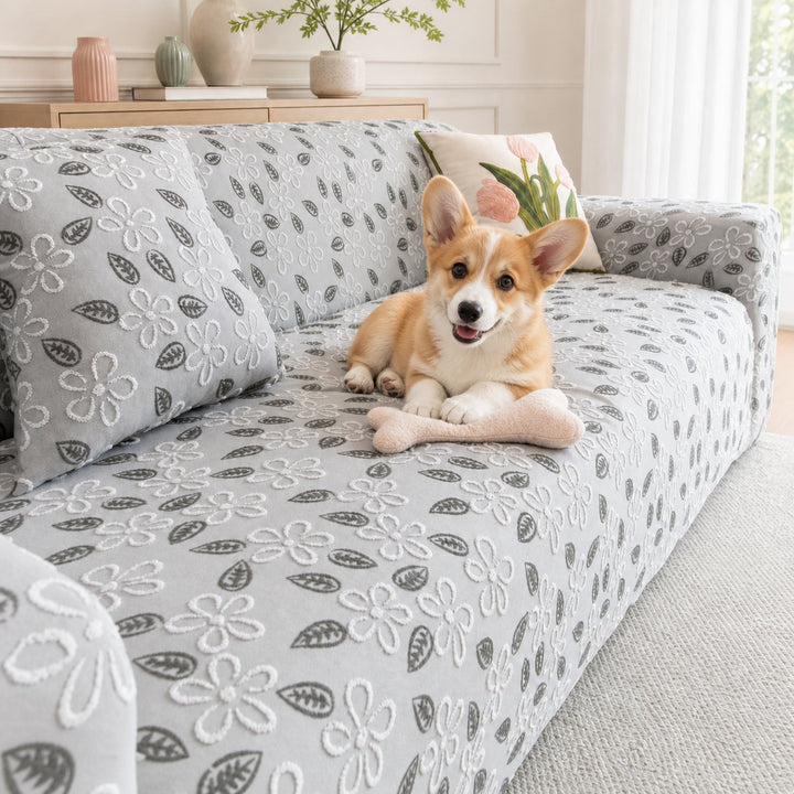 Petal Garden Sofa Protector | Stretch Full-Coverage Elasticated Cover