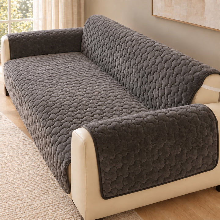 One-Piece Sofa & Recliner Cover | Non-Slip, Machine Washable