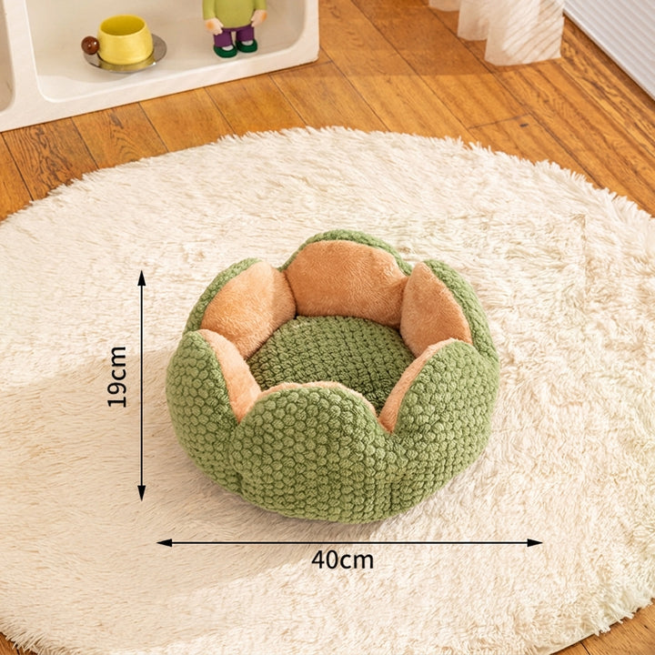 Cactus-Shaped Pet Bed – Soft & Cozy Design