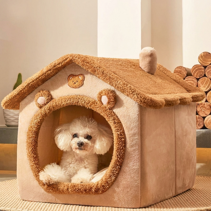 Cat House – Cozy Enclosed Pet Hideaway for Cats