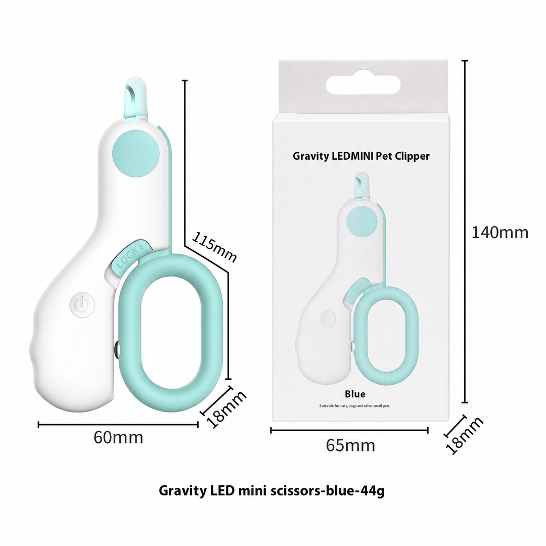 LED Cat Nail Clippers with Light