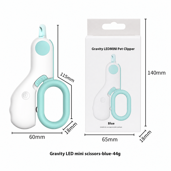 LED Cat Nail Clippers with Light