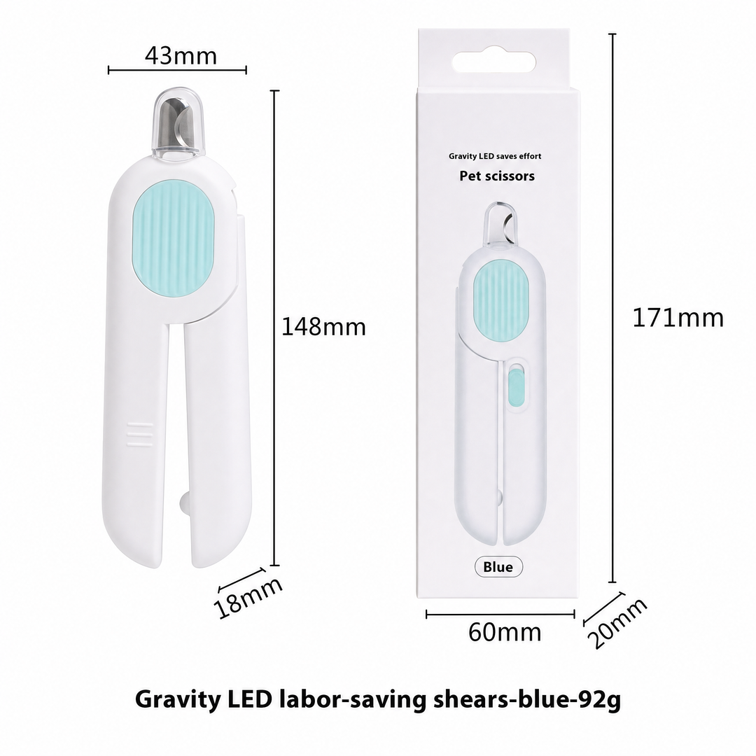 LED Cat Nail Clippers with Light