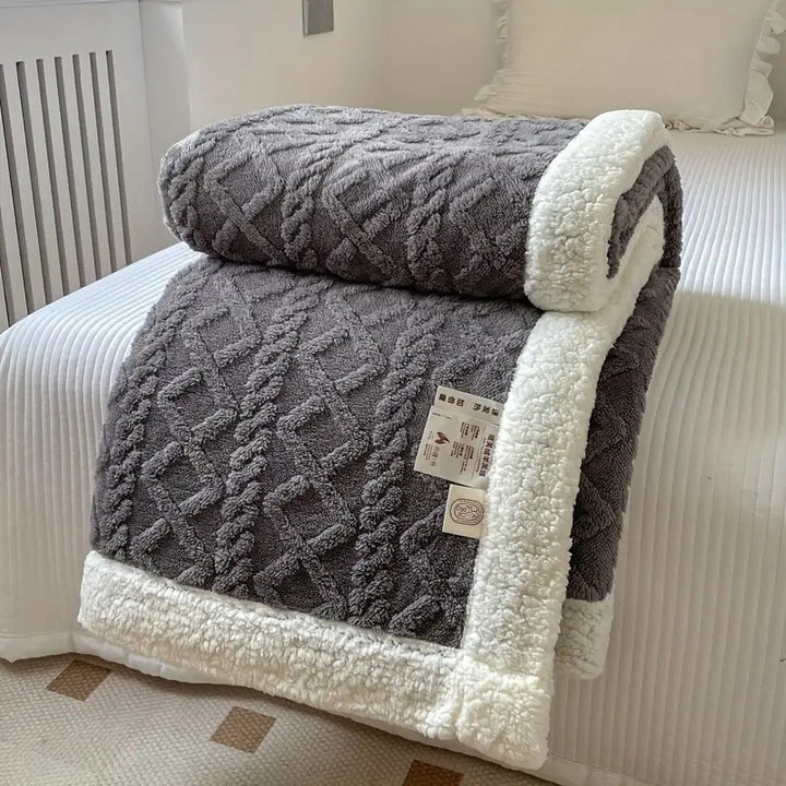 Sherpa Blanket – Ultra Soft & Warm Plush Pet Blanket for Dogs & Cats
