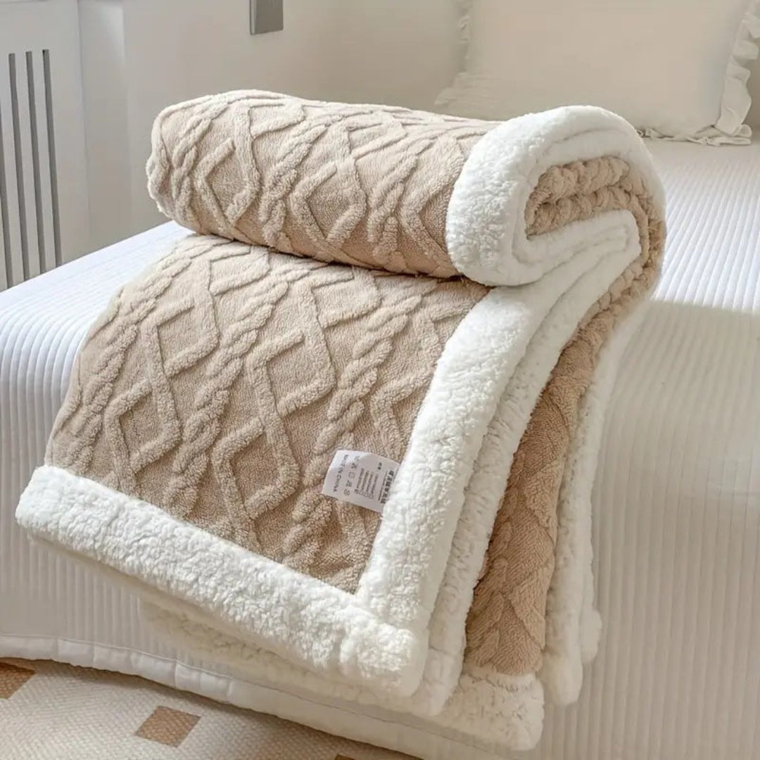 Sherpa Blanket – Ultra Soft & Warm Plush Pet Blanket for Dogs & Cats