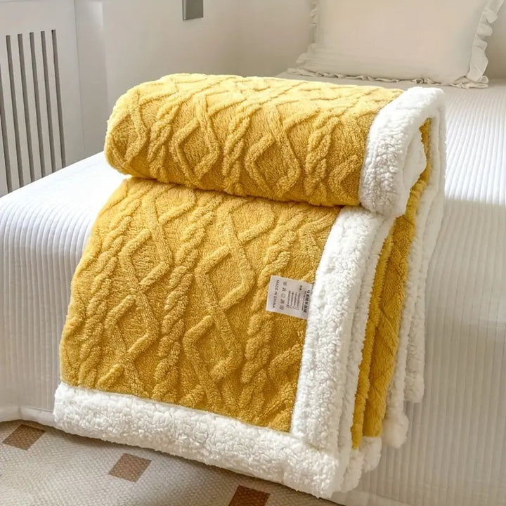 Sherpa Blanket – Ultra Soft & Warm Plush Pet Blanket for Dogs & Cats