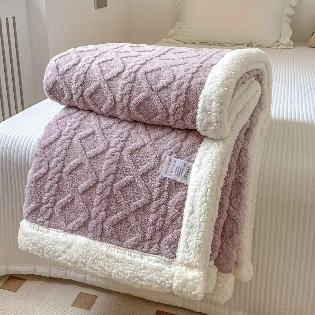 Sherpa Blanket – Ultra Soft & Warm Plush Pet Blanket for Dogs & Cats