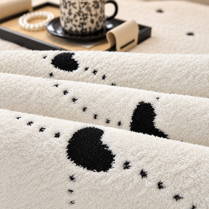 Sofa Cover | Heart Sprinkle Bouclé | Non-Slip Washable Sofa Protector
