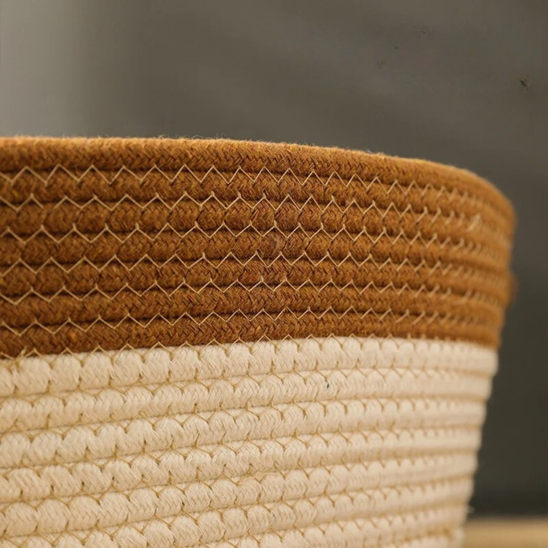 Hand-woven Cotton Rope Cat Bed