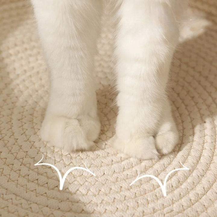 Hand-woven Cotton Rope Cat Bed