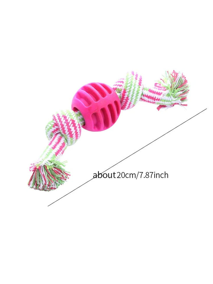 Pet Dog Toy Cotton Rope Double Knot