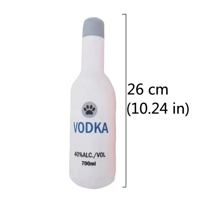 Champagne Bottle Shape Dog Toy