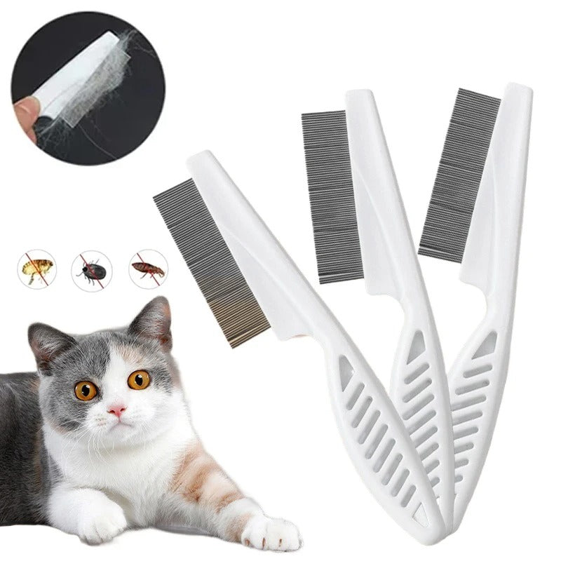 Pet Hair Shedding Comb Stainless Steel Flea Comb