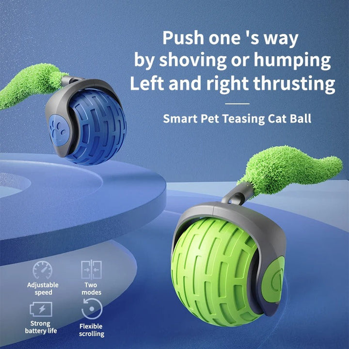 The Ultimate Automatic Rolling Toy for Cats!