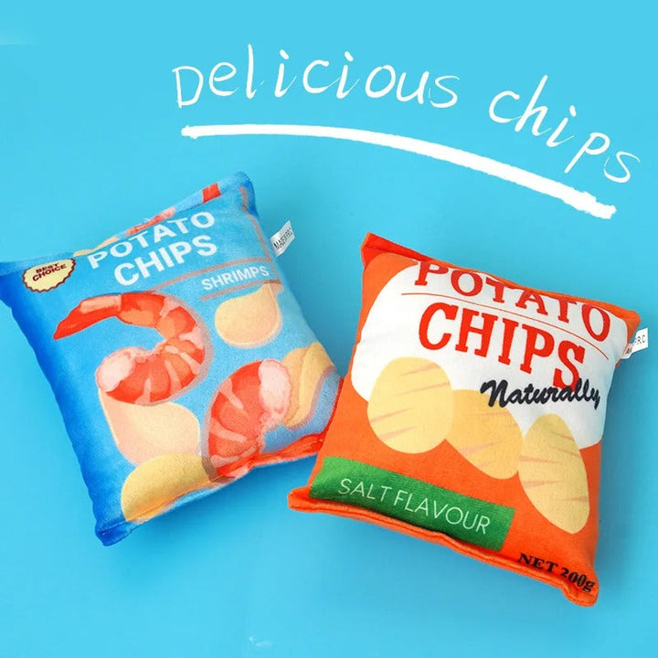 Funny Dog Toy Chips