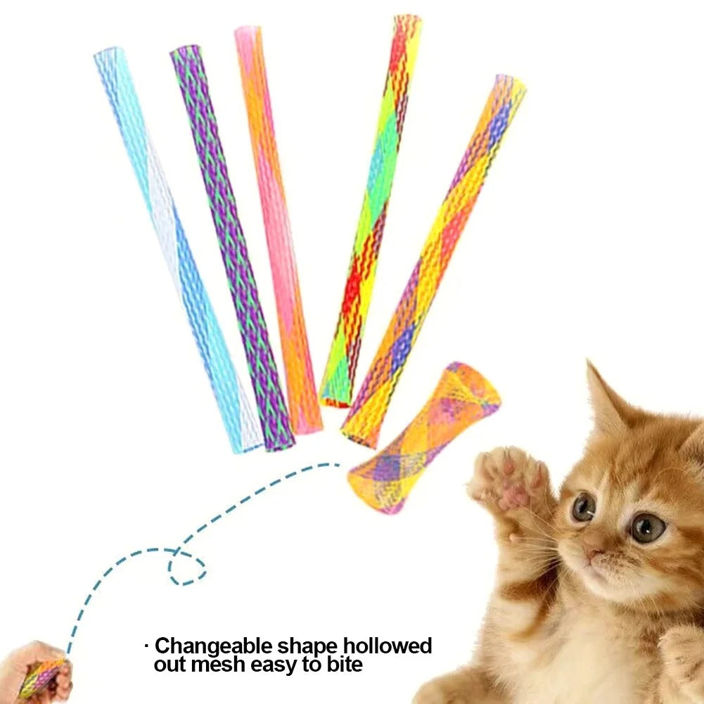 Spring Shape Multi-Color Cat Bouncing Kitten Toys
