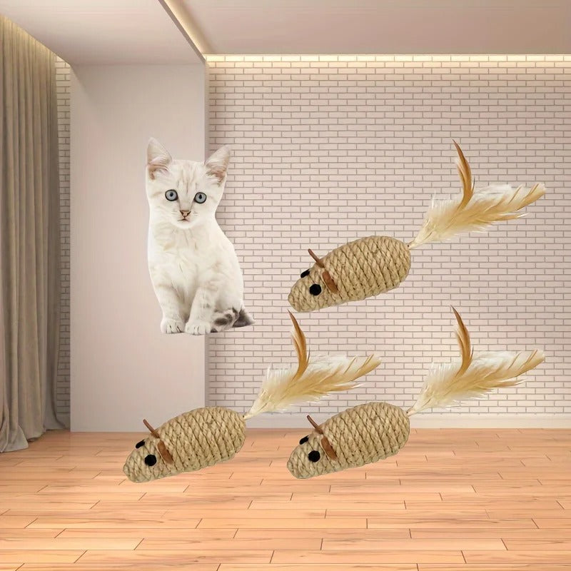 Sisal Fake Mouse Cat Toy