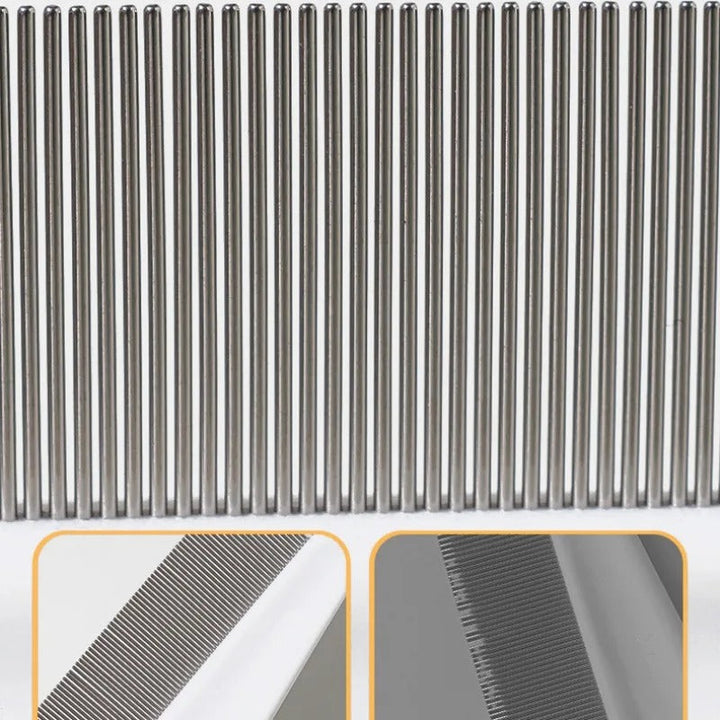 Pet Hair Shedding Comb Stainless Steel Flea Comb