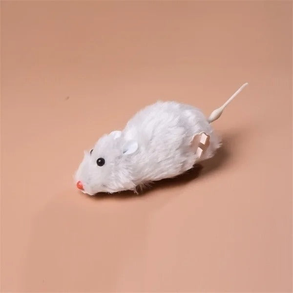 Funny Lifelike Plush Mouse Running Rat Toy