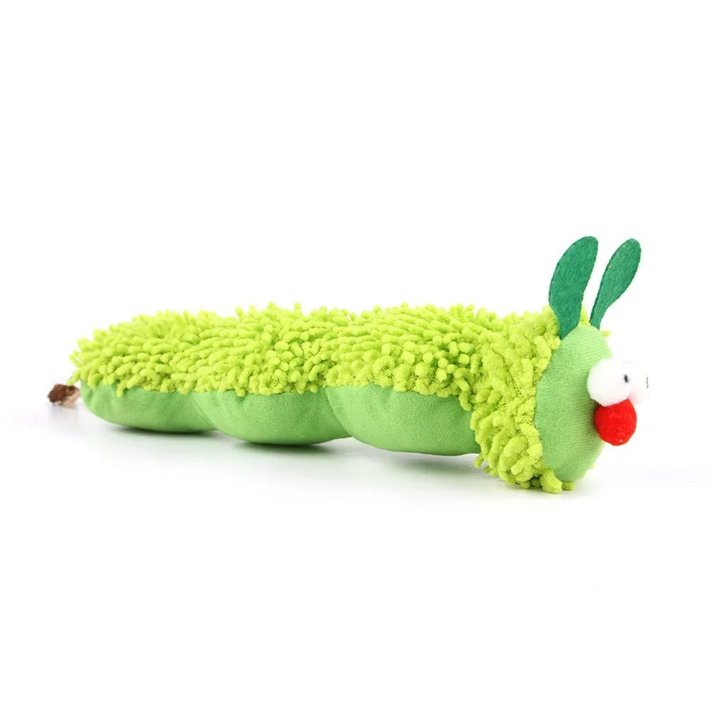Caterpillar Catnip Back Tooth Toy