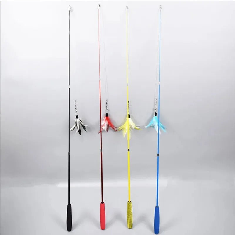 Interactive Cat Feather Toy