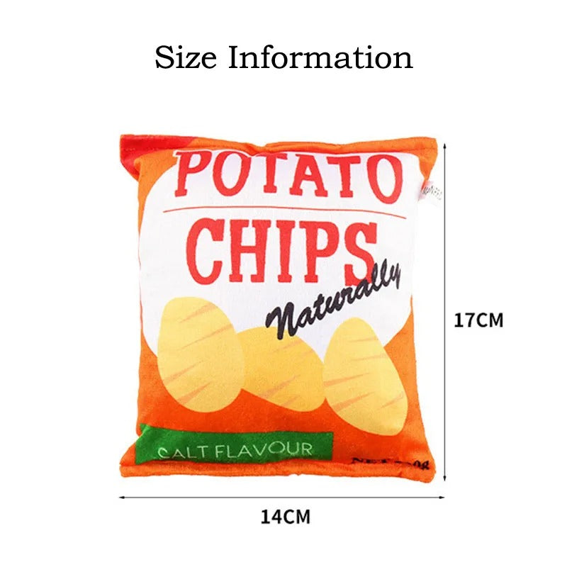Funny Dog Toy Chips