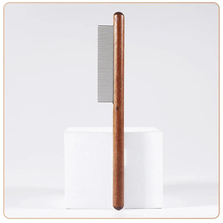Premium Cat Comb: Stainless Steel Grooming for a Healthy Coat