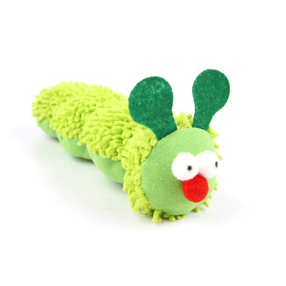 Caterpillar Catnip Back Tooth Toy