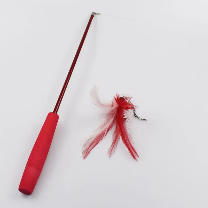 Interactive Cat Feather Toy