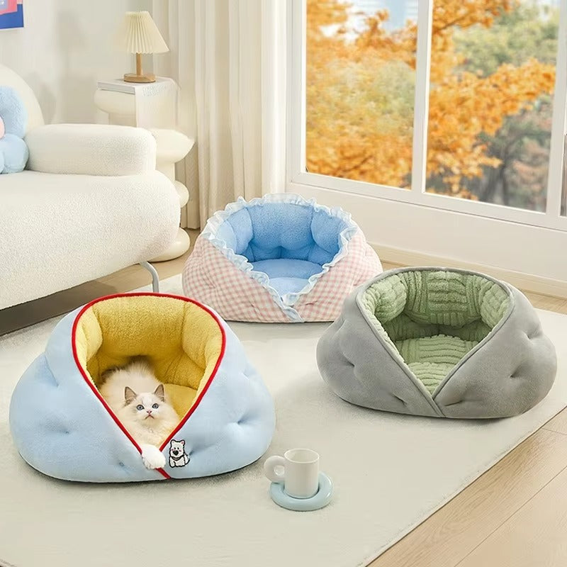 CozyShell Cat Bed