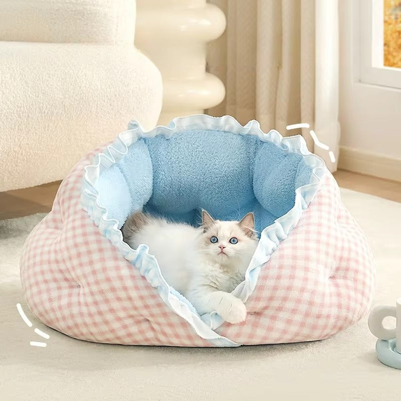 CozyShell Cat Bed