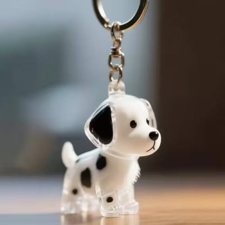 Memorial fur pendant in dog shape