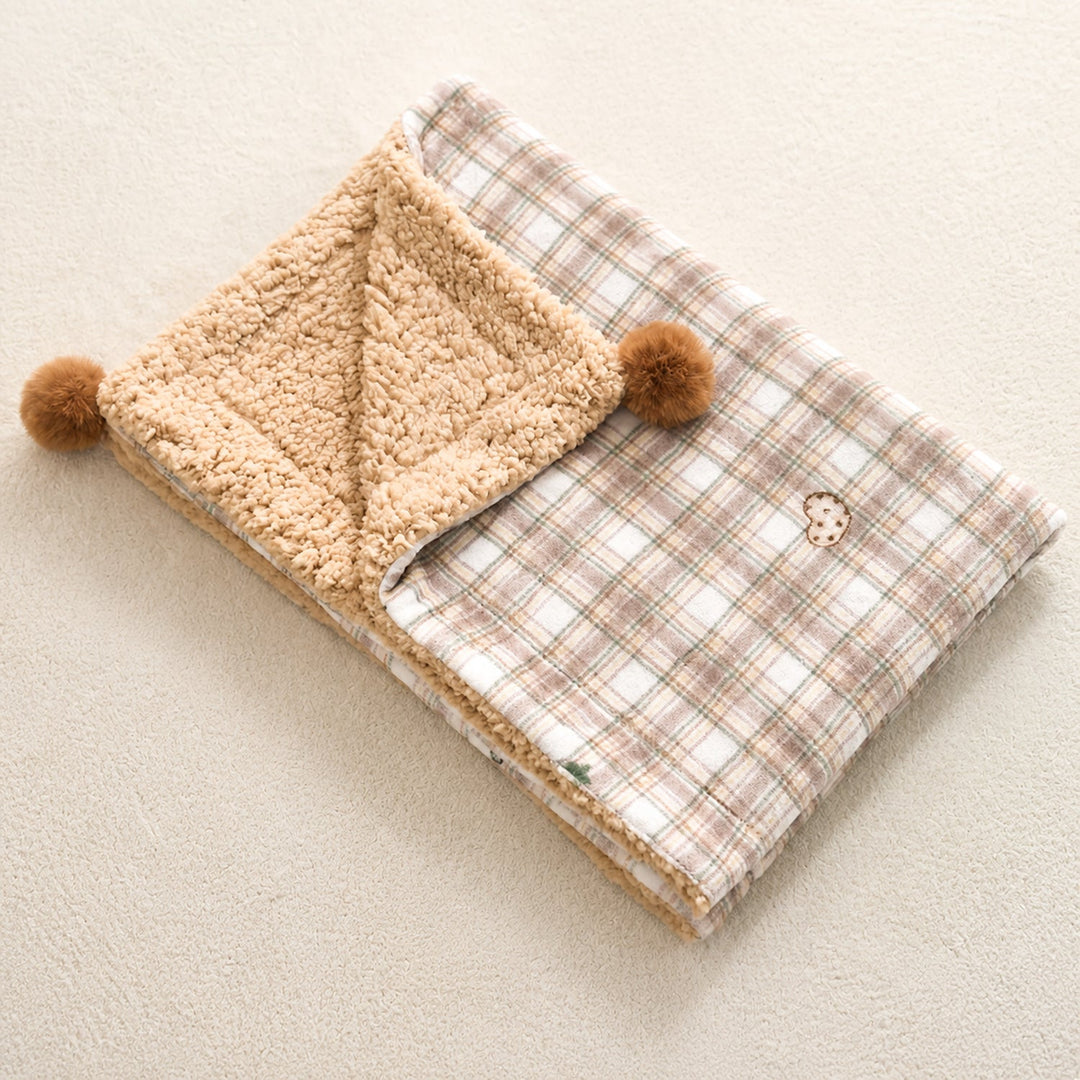Dog Blanket & Cat Blanket | Reversible Plush with Pillow | Machine Washable