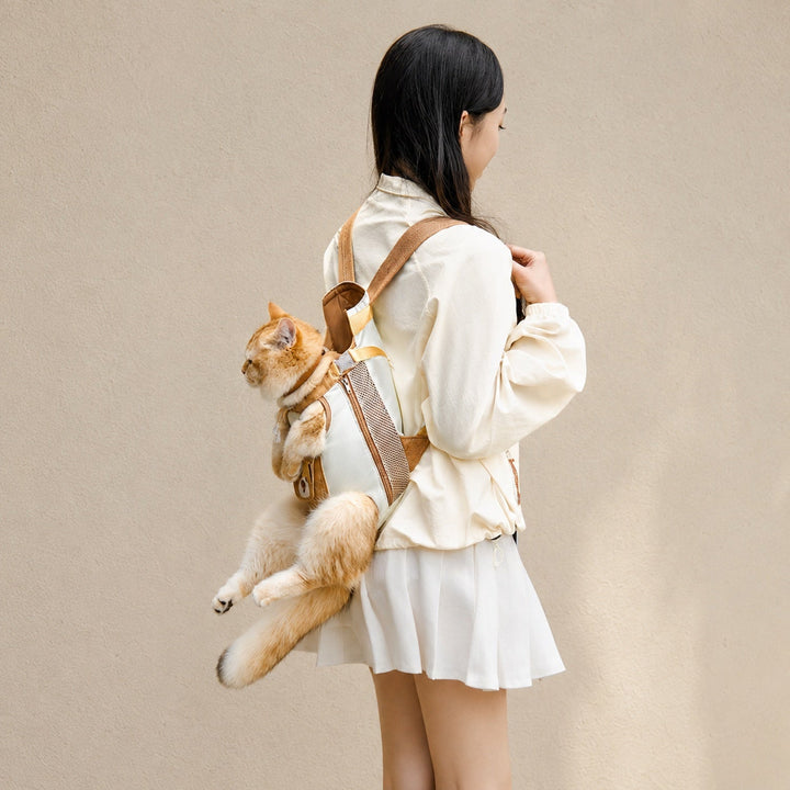 Teddy Bear Pet Carrier Backpack | Breathable Hands-Free Design | Cats & Small Dogs