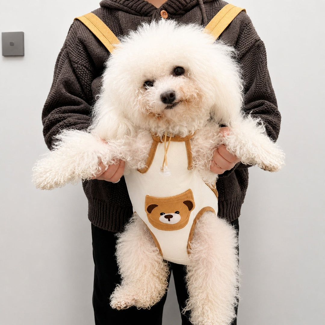 Teddy Bear Pet Carrier Backpack | Breathable Hands-Free Design | Cats & Small Dogs