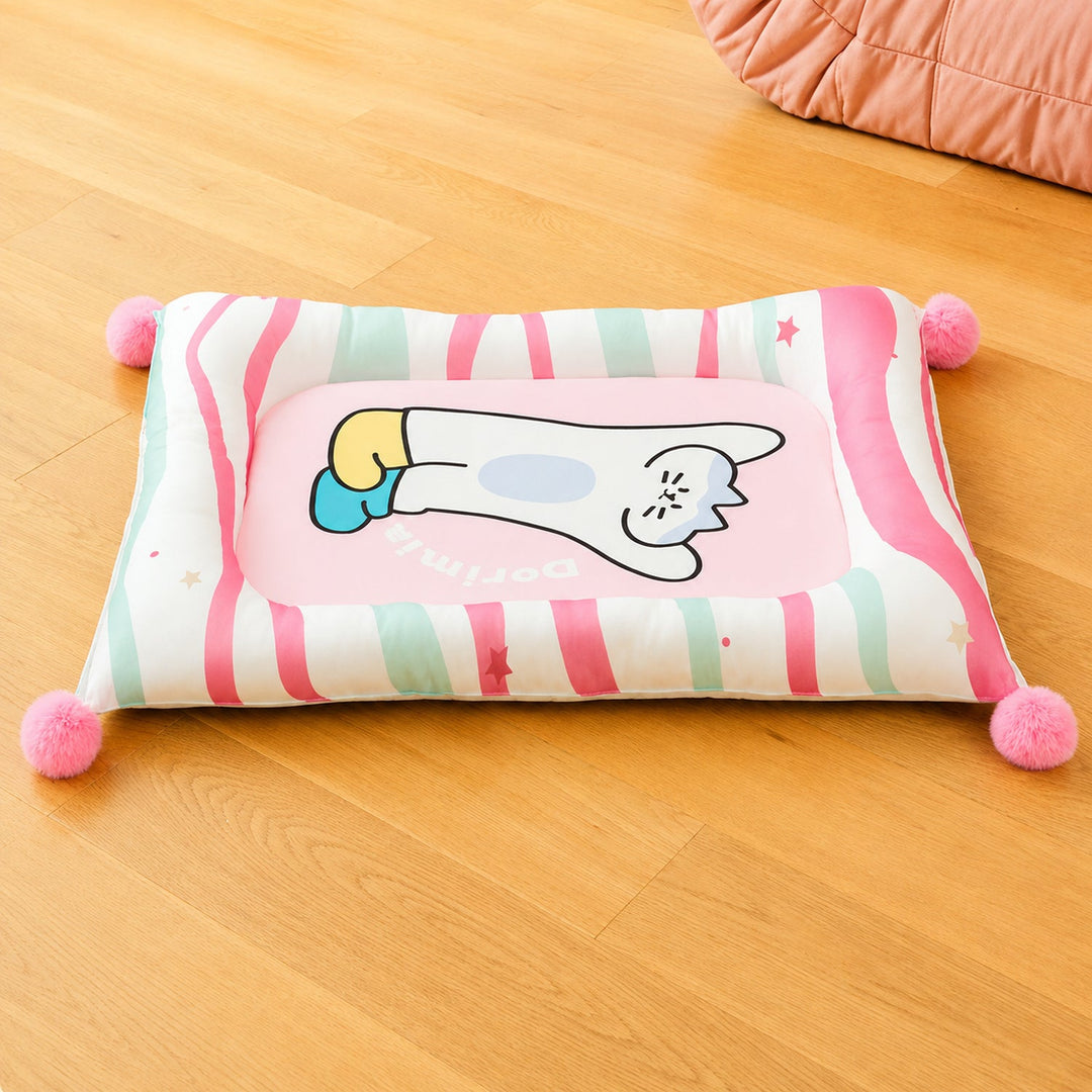 Dog Bed & Cat Bed | Playful Pals Pet Mat | Padded Sides & Waterproof Non-Slip Base