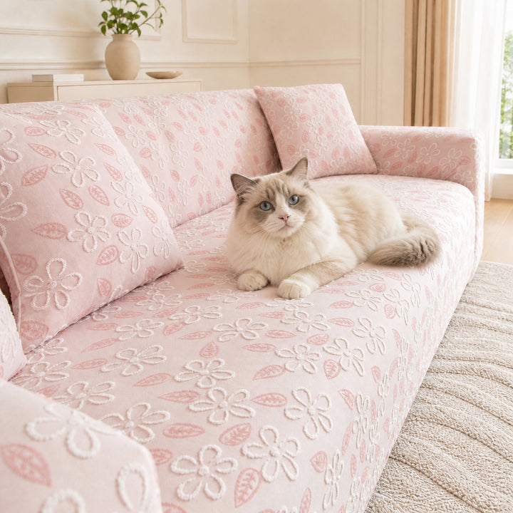Petal Garden Sofa Protector | Stretch Full-Coverage Elasticated Cover