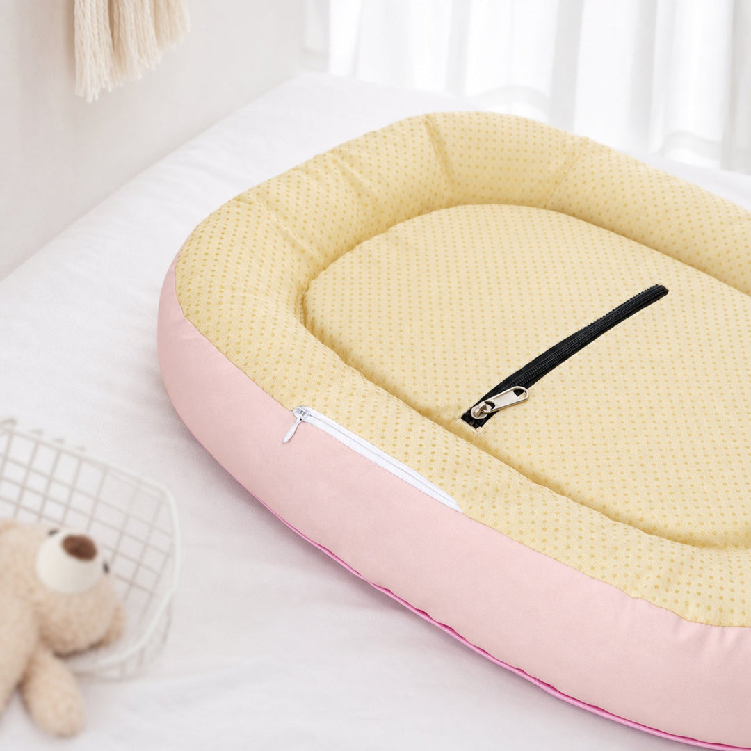 Dog Bed & Cat Bed | Strawberry Design | Cushioned Sides & Waterproof Non-Slip Base
