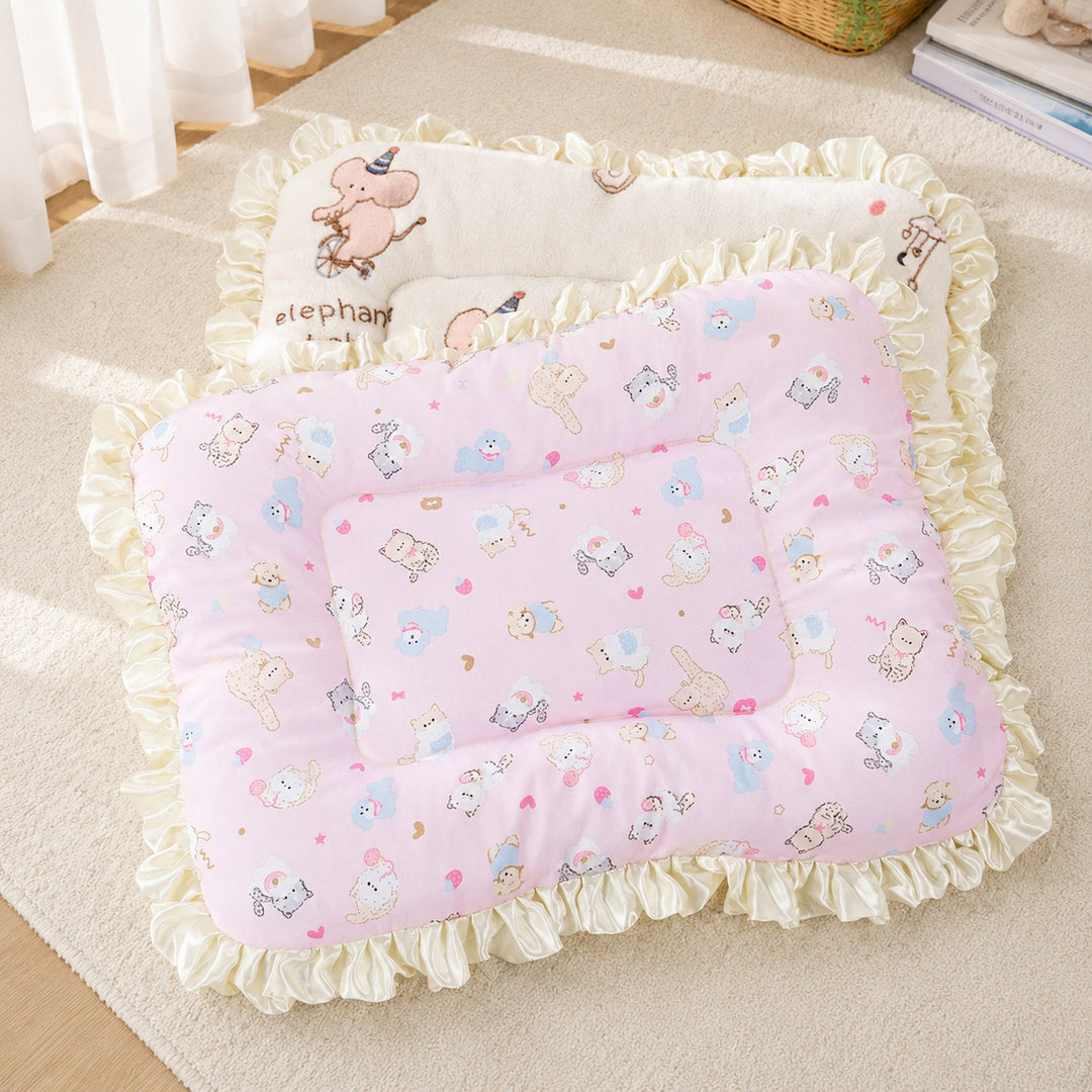 Dog Bed & Cat Bed | Reversible Pet Mat | Breathable Fabric & Warm Flannel