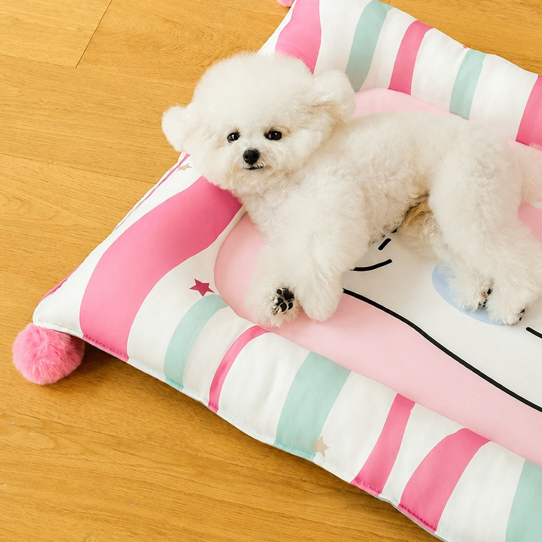 Dog Bed & Cat Bed | Playful Pals Pet Mat | Padded Sides & Waterproof Non-Slip Base
