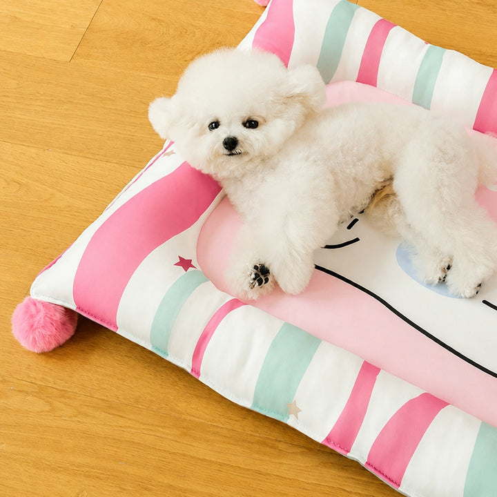 Dog Bed & Cat Bed | Playful Pals Pet Mat | Padded Sides & Waterproof Non-Slip Base