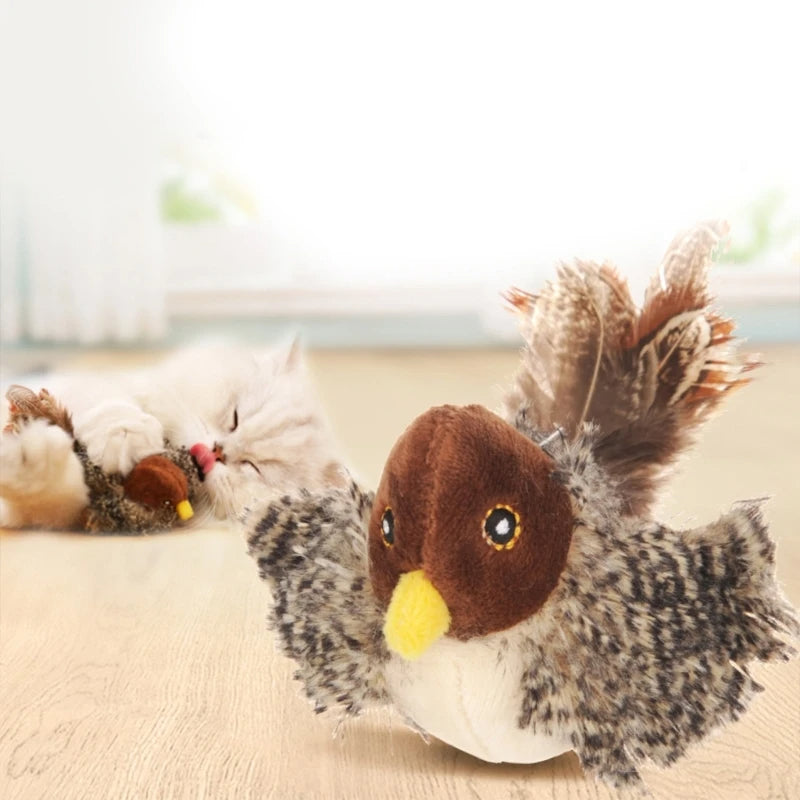 Chirping Bird Toy For Cats