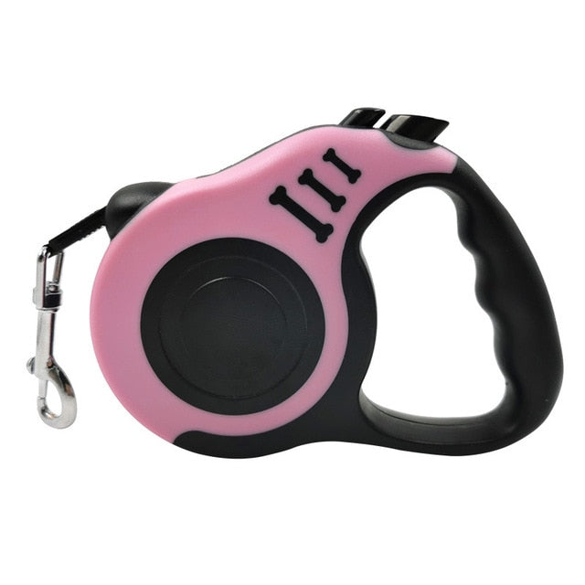 Retractable Dog Lead | 3m 5m Nylon Rope | Durable Extendable Design | For Small Medium Dogs